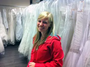 Wedding dress shopping with Kim - Grace Fox