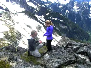 David proposes to Kim on a mountain top - Grace Fox